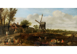 A-2596 Jan van Goyen - Holandská říční krajina