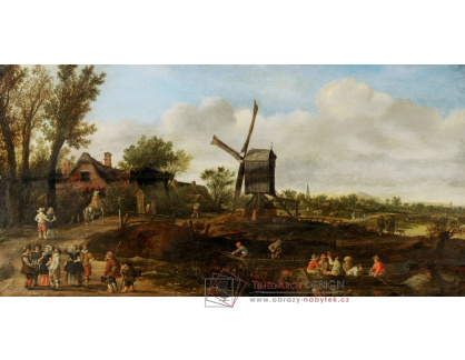 A-2596 Jan van Goyen - Holandská říční krajina