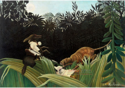 D-7267 Henri Rousseau - Napadení tygrem