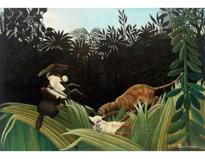 D-7267 Henri Rousseau - Napadení tygrem