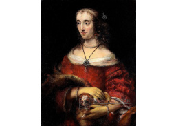 VR4-63 Rembrandt van Rijn - Portrét dámy se psem