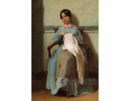 R15-3 Adolph William Bouguereau - Portrét Léonie Bouguereau