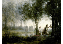 SO IX 285 Jean-Baptiste-Camille Corot - Orpheus vedoucí Eurydiku z podsvětí