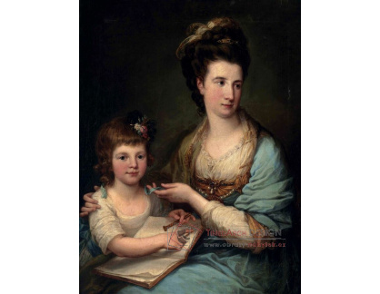 PORT-26 Angelica Kauffmann - Portrét Anne Stewart, hraběnky Galloway