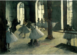 A-208 Edgar Degas - Zkouška ve foyer