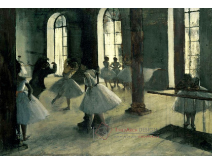 A-208 Edgar Degas - Zkouška ve foyer