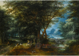 DDSO-3298 Denis van Alsloot - Letní krajina s postavami