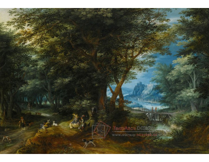 DDSO-3298 Denis van Alsloot - Letní krajina s postavami