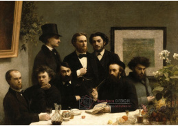 Henri Fantin-Latour - U stolu, 60x40 cm