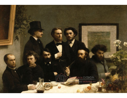 Henri Fantin-Latour - U stolu, 60x40 cm