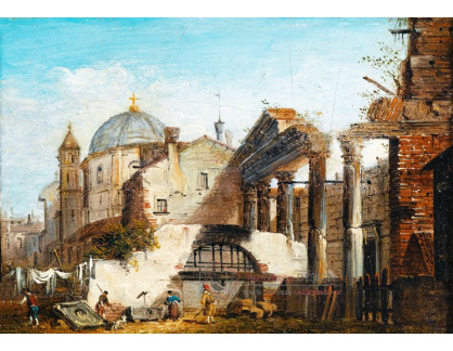 DDSO-3488 Giovanni Migliara - Forum Romanum v Římě