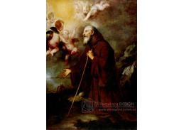 D-7768 Bartolomé Esteban Murillo - Zjevení svatého Františka z Paoly