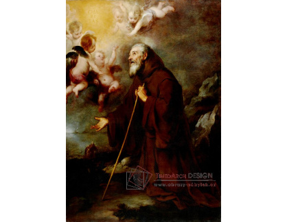 D-7768 Bartolomé Esteban Murillo - Zjevení svatého Františka z Paoly