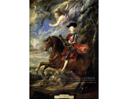 VRU07 Peter Paul Rubens - Kardinál - infant Ferdinand Rakouský v bitvě u Nördlingenu