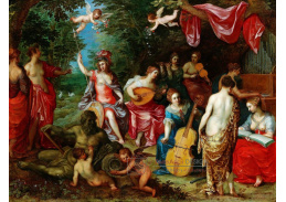 DDSO-748 Jan Brueghel a Hendrik van Balen - Minerva a múzy