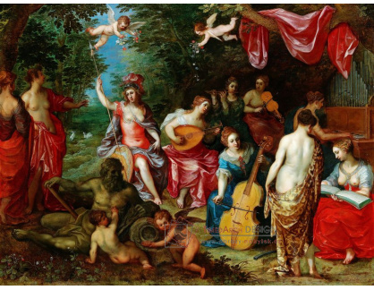 DDSO-748 Jan Brueghel a Hendrik van Balen - Minerva a múzy