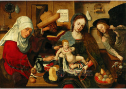 DDSO-1764 Marinus van Reymerswaele - Madonna a dítě se svatou Alžbětou