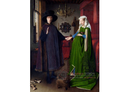 VSO 1344 Jan van Eyck - Portrét Giovanni Arnolfini a jeho manželky