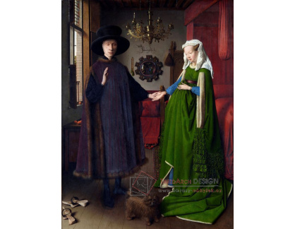 VSO 1344 Jan van Eyck - Portrét Giovanni Arnolfini a jeho manželky