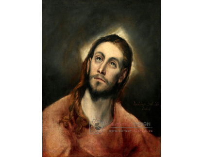 XV-471 El Greco - Kristus v modlitbě