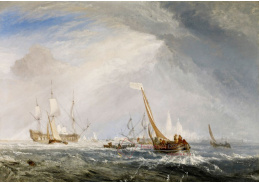 A-2345 Joseph Mallord William Turner - Plachetnice na moři