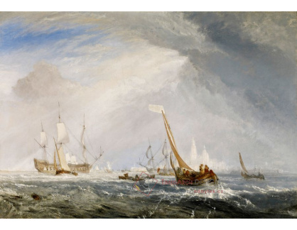 A-2345 Joseph Mallord William Turner - Plachetnice na moři