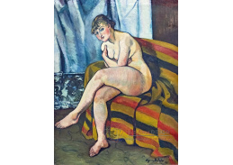 A-8121 Suzanne Valadon - Akt sedící na pohovce