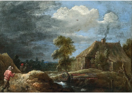 A-8313 David Teniers - Postavy poblíž statku