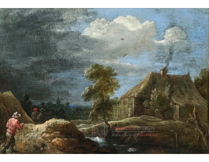 A-8313 David Teniers - Postavy poblíž statku
