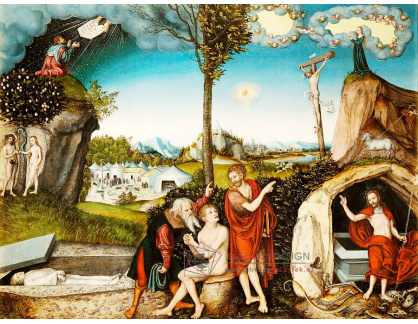 D-6167 Lucas Cranach - Zákon a milost