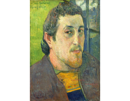 D-8010 Paul Gauguin - Autoportrét věnovaný Carriere