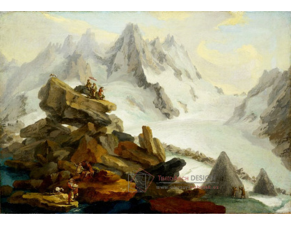 D-9310 Caspar Wolf - Lauteraarský ledovec