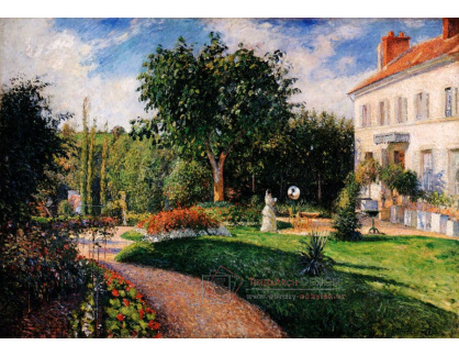 VCP-452 Camille Pissarro - Park Jardin des Mathurins v Pontoise