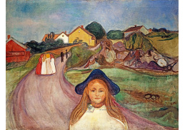 VEM13-147 Edvard Munch - Ulice v Asgardstrandu