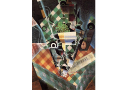 VJG 26 Juan Gris - Zátiší a károvaný ubrus