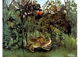 VF53 Henri Rousseau - Hladový lev