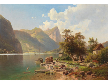 DDSO-381 Adolf Chwala - Mondsee s výhledem na Drachenwand