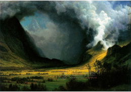 VSO 611 Albert Bierstadt - Bouře v horách