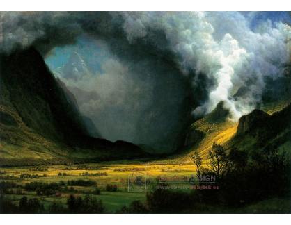 VSO 611 Albert Bierstadt - Bouře v horách