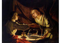SO XII-294 Matthias Stomer - Ezau a Jacob