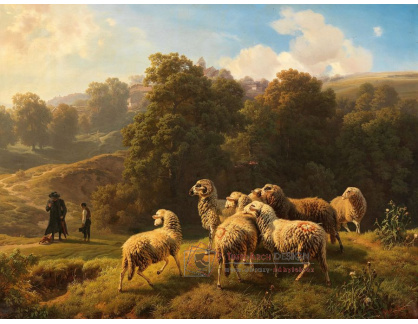 A-1830 Robert Eberle - Setkání na ovčí pastvině