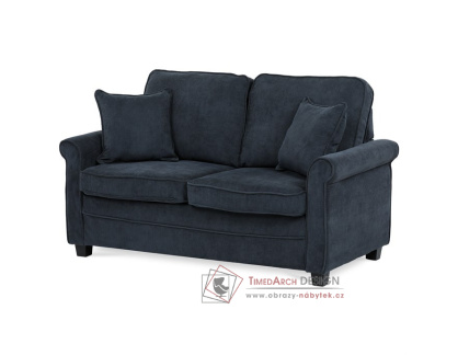 ASB-4170 BLUE2, pohovka - 2-sed rozkládací, látka modrá