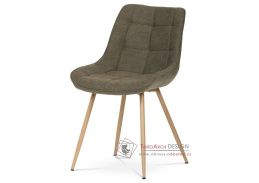 CT-394 BR2, jídelní židle, dub / látka hnědá