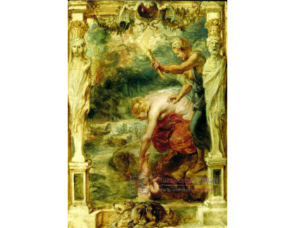 VRU49 Peter Paul Rubens - Namáčení dítěte Achillese v řece Styx