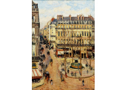 VCP-489 Camille Pissarro - Rue Saint-Honoré v ranním slunci