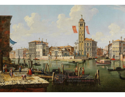 DDSO-1782 Neznámý autor - Grand Canal se vstupem do Cannaregio v Benátkách