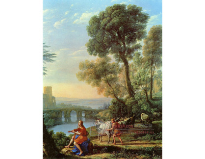 VSO1389 Claude Lorrain - Krajina s Apollem a Merkurem