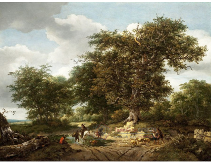 KO III-186 Jacob van Ruisdael a Nicolaes Berchem - Krajina