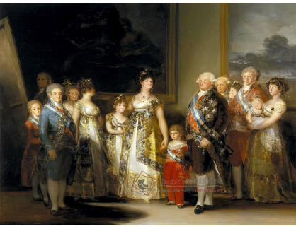 PORT-597 Francisco de Goya - Rodina Carlose IV