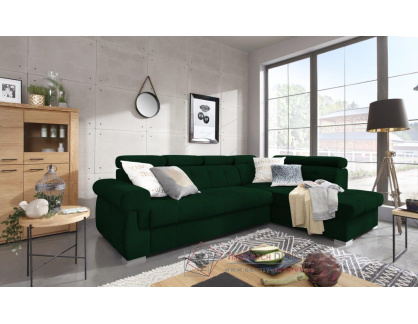 AMADEUS, sedací souprava - pravá, látka Royal velvet 12 zelená